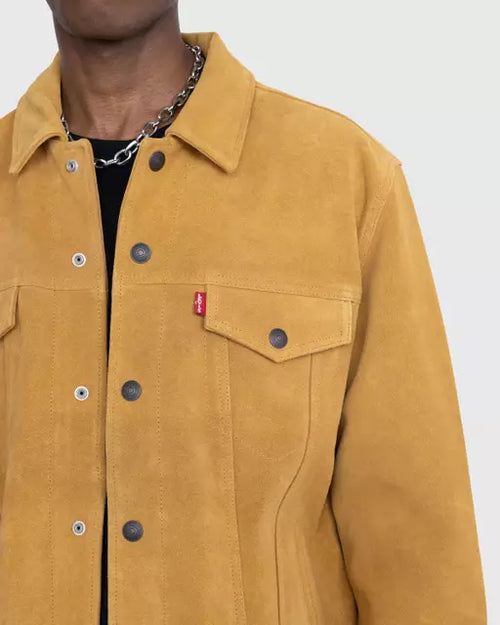 Affordable Suede Trucker Jacket