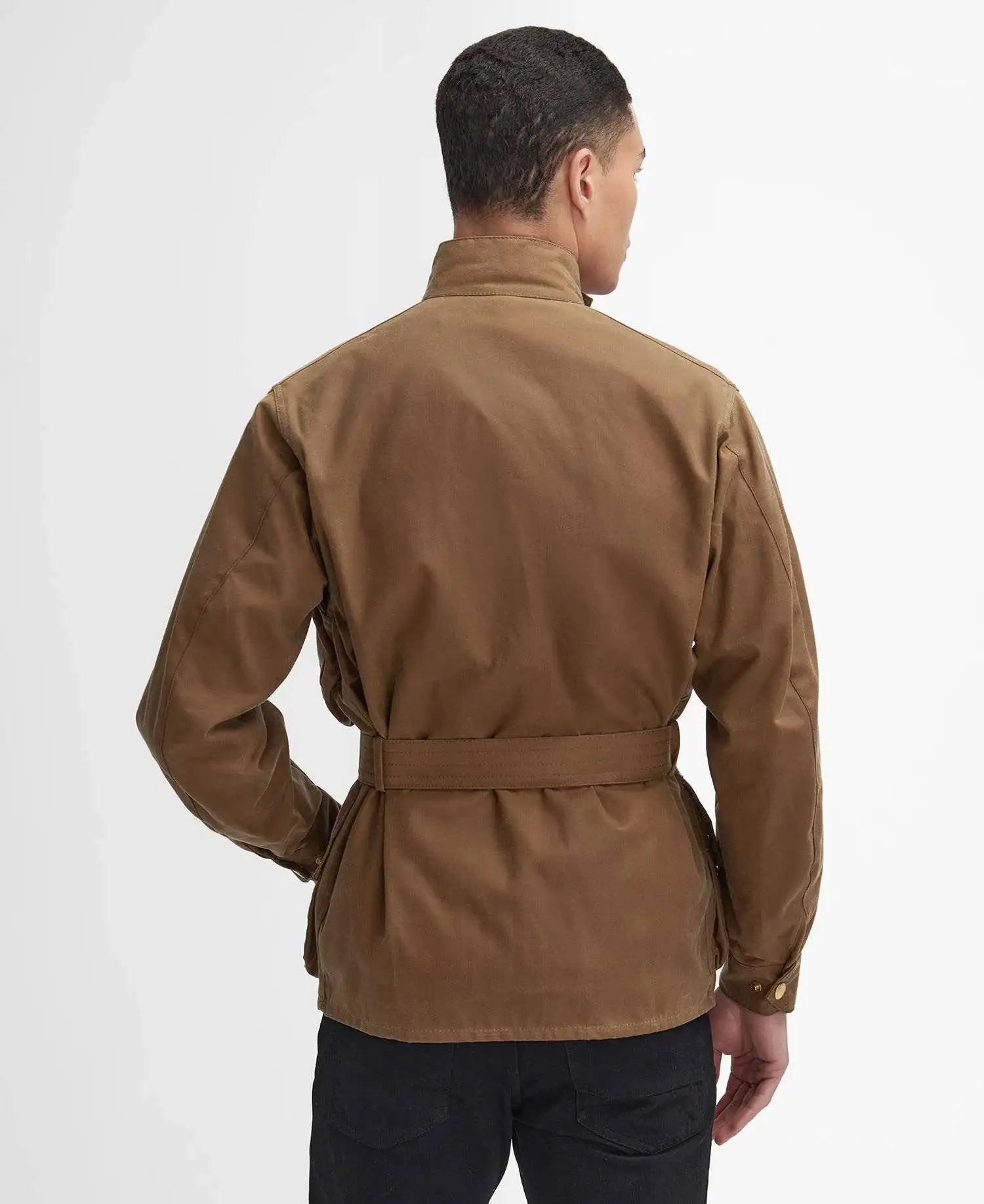 Waxed Cotton Brown Motorcycle Jacket – CE Armored