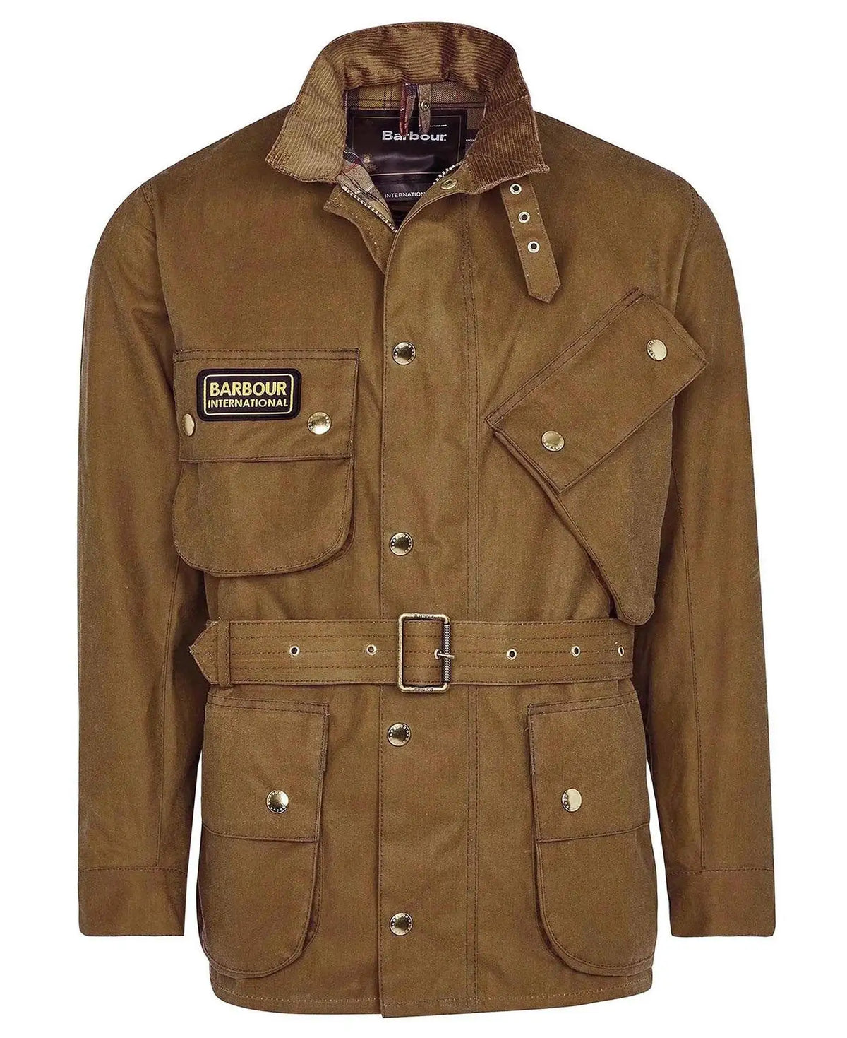 Waxed Cotton Brown Motorcycle Jacket – CE Armored